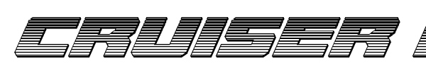 Cruiser Fortress font preview