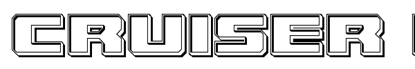 Cruiser Fortress font preview