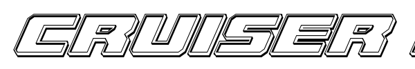 Cruiser Fortress font preview