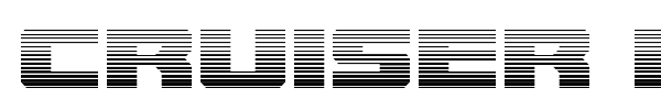 Cruiser Fortress font preview
