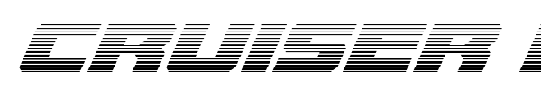 Cruiser Fortress font preview