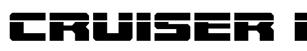 Cruiser Fortress font preview