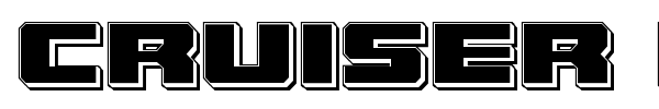 Cruiser Fortress font preview