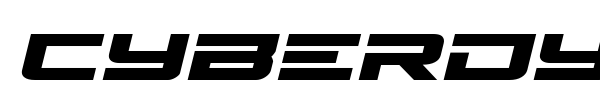 Cyberdyne font