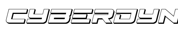 Cyberdyne font preview
