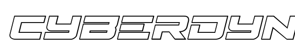 Cyberdyne font preview