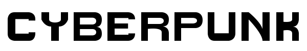 Cyberpunk Is Not Dead font