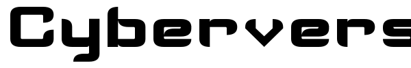 Cyberverse font