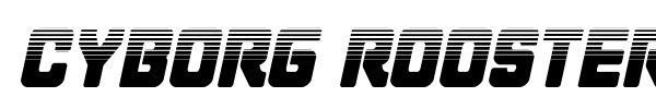Cyborg Rooster font preview