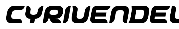 Cyrivendell font