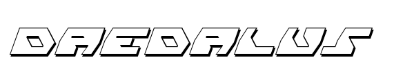 Daedalus font