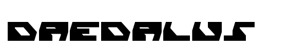 Daedalus font preview