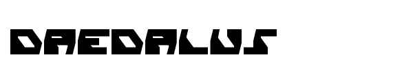 Daedalus font preview