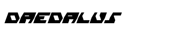 Daedalus font preview