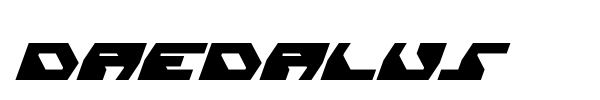 Daedalus font preview