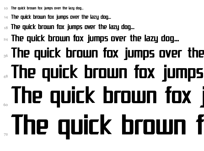 Dai-Atlas font waterfall