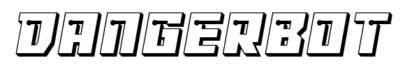 Dangerbot font preview
