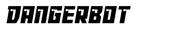 Dangerbot font preview