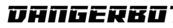 Dangerbot font preview