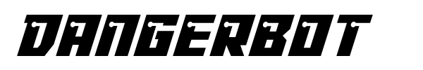 Dangerbot font preview