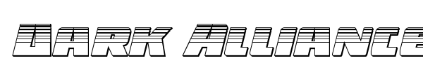 Dark Alliance font