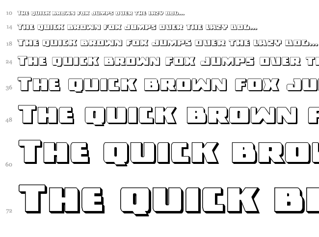 Dark Alliance font waterfall