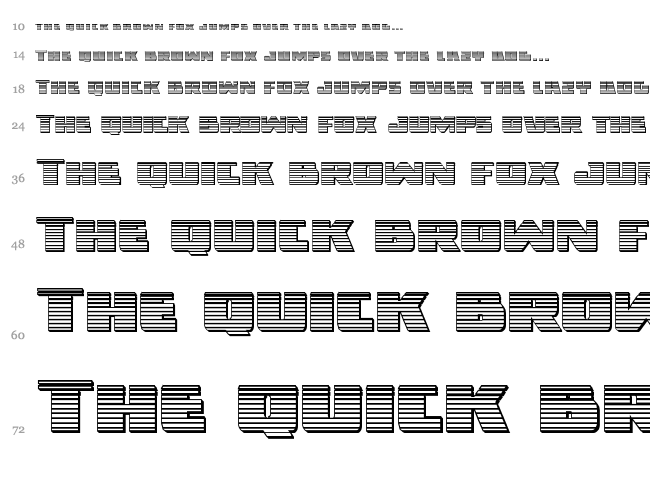 Dark Alliance font waterfall