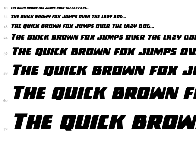Dark Alliance font waterfall