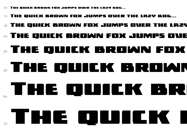 Dark Alliance font waterfall