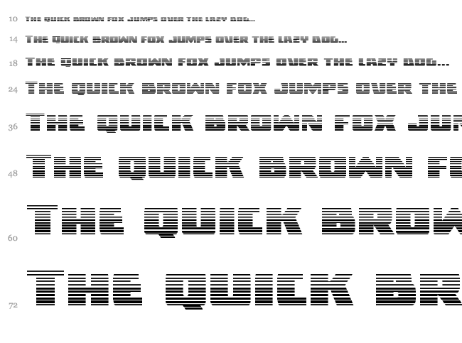Dark Alliance font waterfall