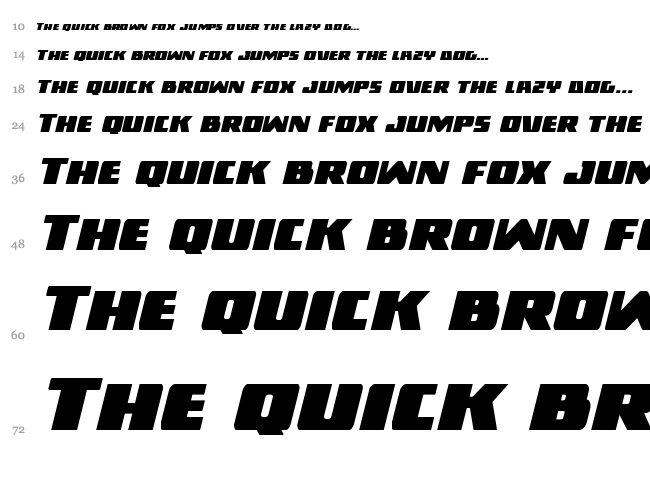 Dark Alliance font waterfall