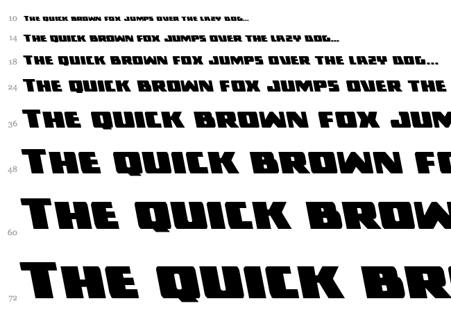 Dark Alliance font waterfall