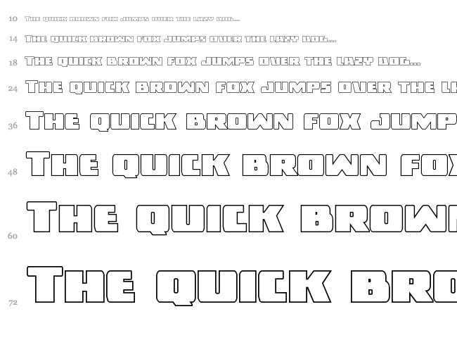 Dark Alliance font waterfall