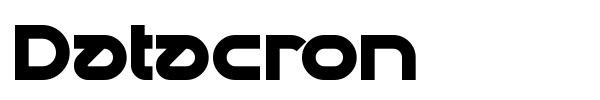 Datacron font