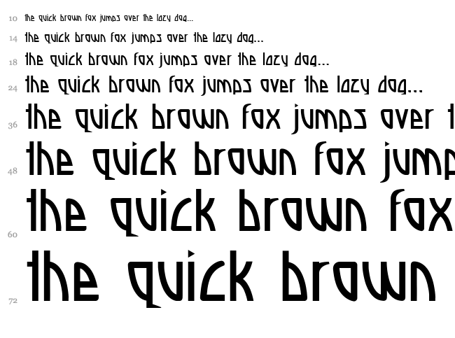 Deadspace font waterfall