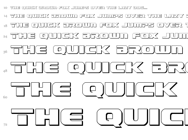 Dekaranger font waterfall