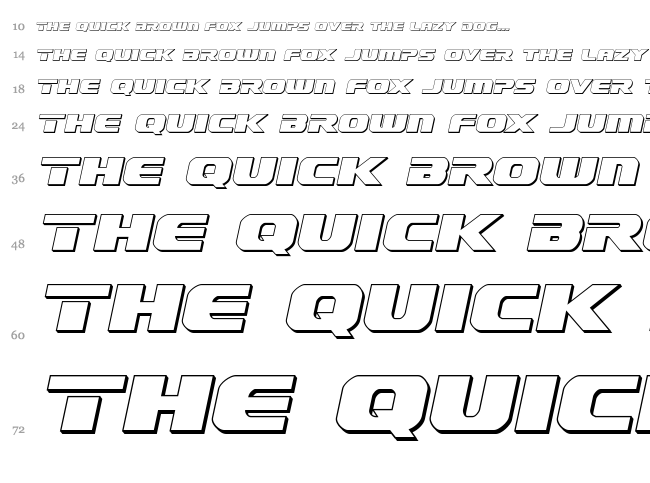 Dekaranger font waterfall