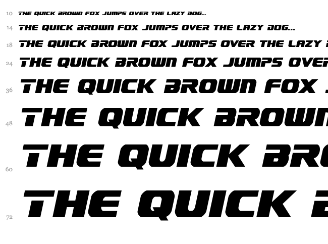 Dekaranger font waterfall
