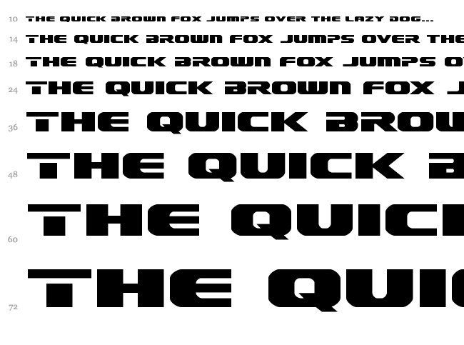 Dekaranger font waterfall