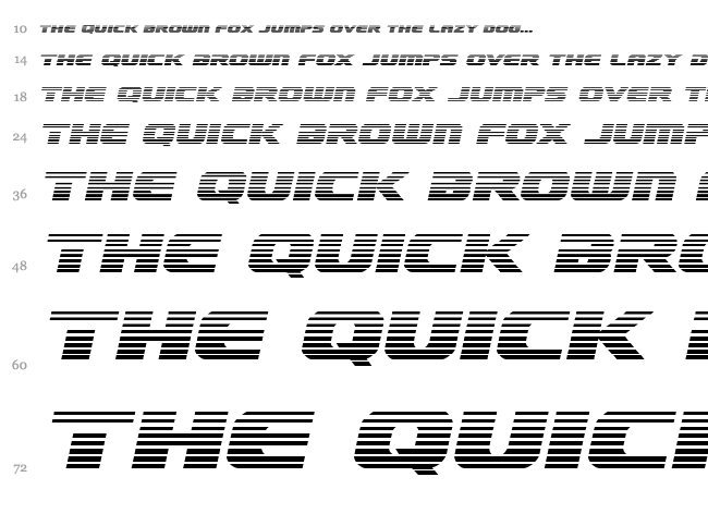 Dekaranger font waterfall