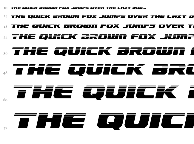 Dekaranger font waterfall