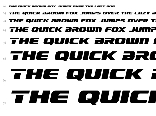 Dekaranger font waterfall
