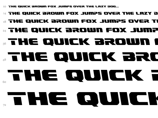 Dekaranger font waterfall