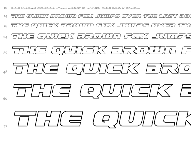 Dekaranger font waterfall