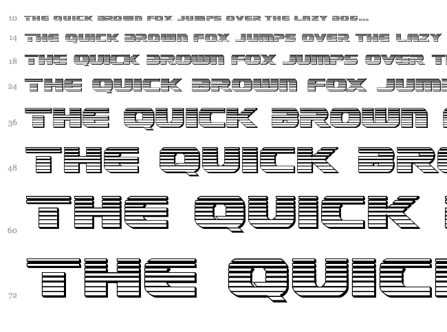 Dekaranger font waterfall