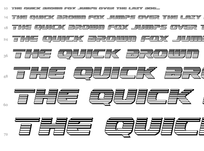 Dekaranger font waterfall