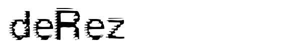 deRez font