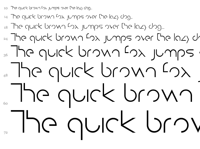 Disolve font waterfall