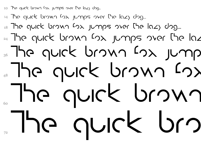 Disolve font waterfall