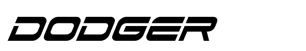 Dodger font preview